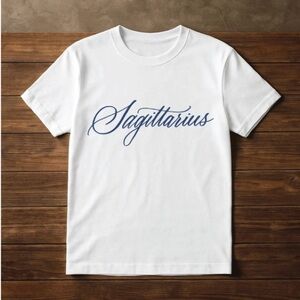 Sagittarius White T-Shirt